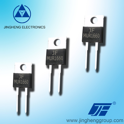 MUR1020/MUR1030/MUR1040/MUR1060 Supersnelle rechtgever 200V-1000V Spanning TO-220AC Pakket