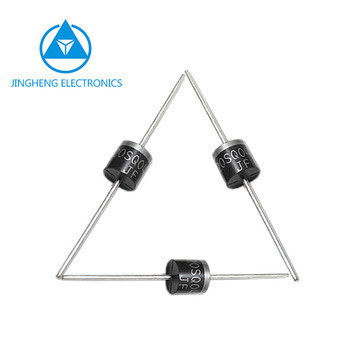 Snelhersteldiode FR601 tot FR607 met R-6-pakket en geen lichtsterkte