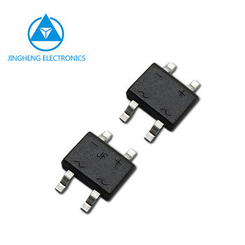 MB1F tot en met MB10F glazen passieve brugrectificatiediode met MBF-pakket en silicium